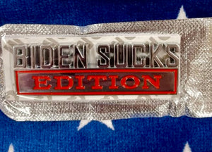 Biden Sucks Car Emblem