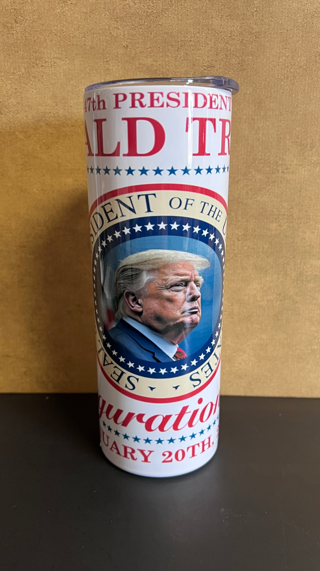 Inauguration drinking tumbler
