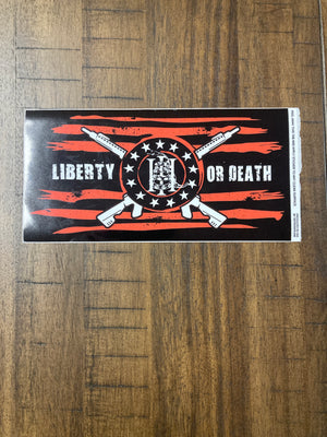 "Liberty or Death" Bumper Sticker