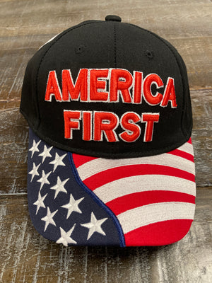 America First Hat (4 Color Variations)