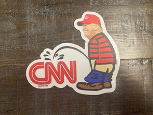 "Trump/CNN" Car Magnet