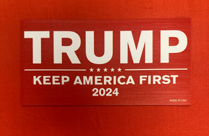 "Keep America First" Car Magnet