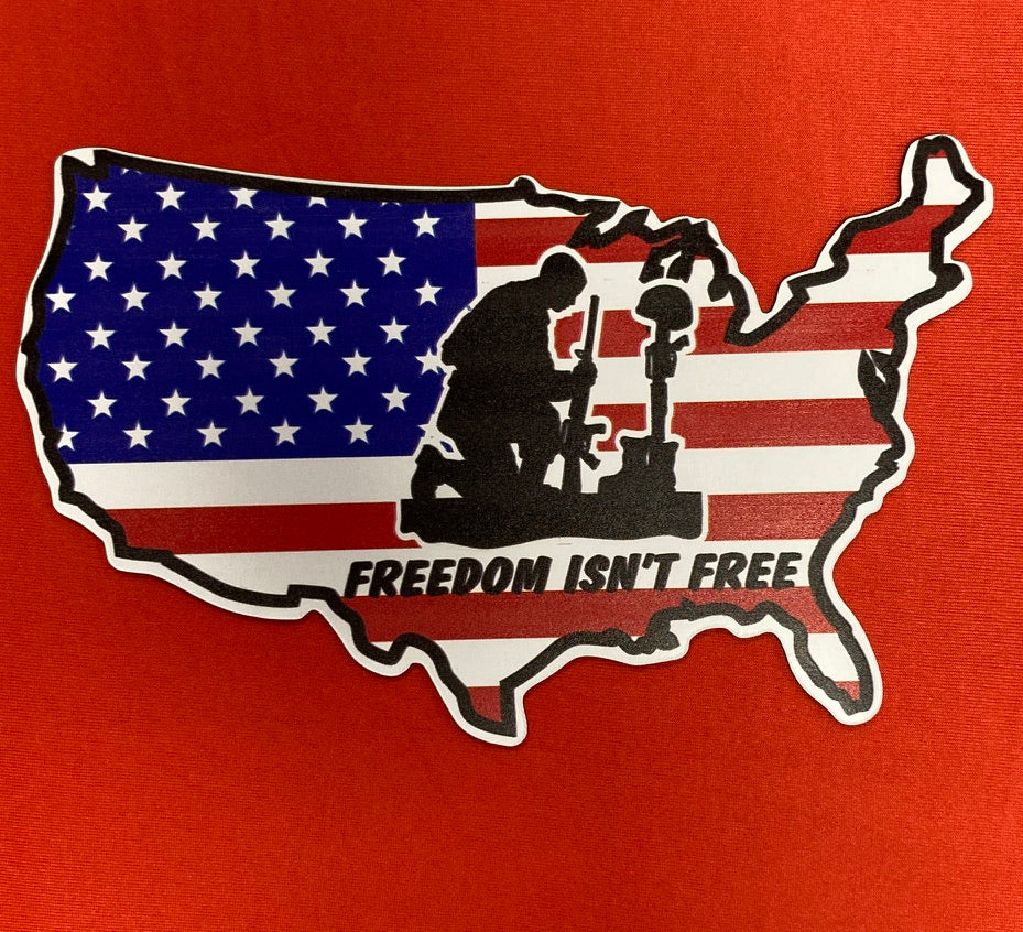 "Freedom Isn't Free" Car Magnet