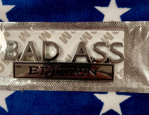 Bad Ass Edition Car Emblem
