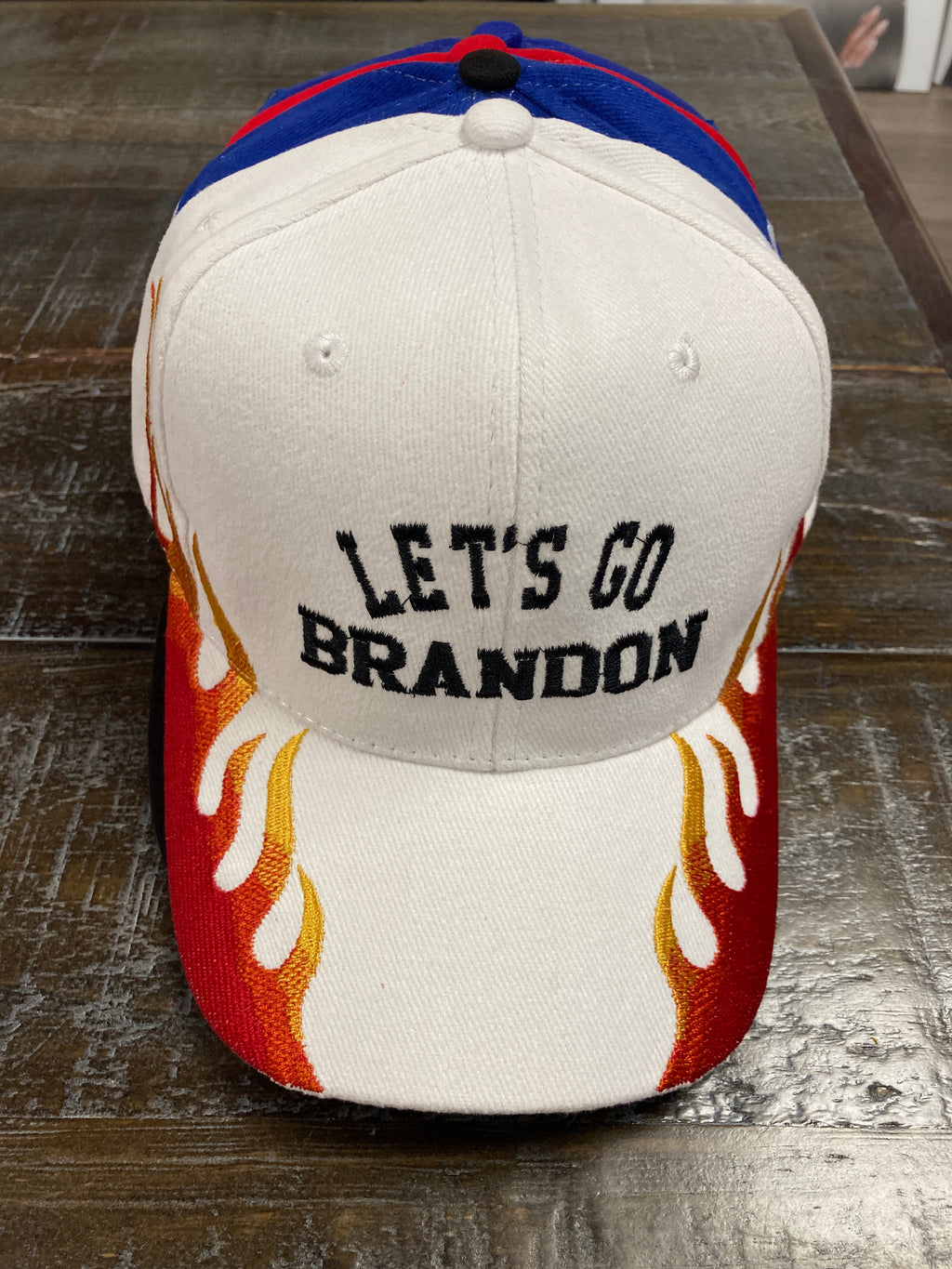 "Let's Go Brandon!" Hat w/ Flames (6 Color Variations)