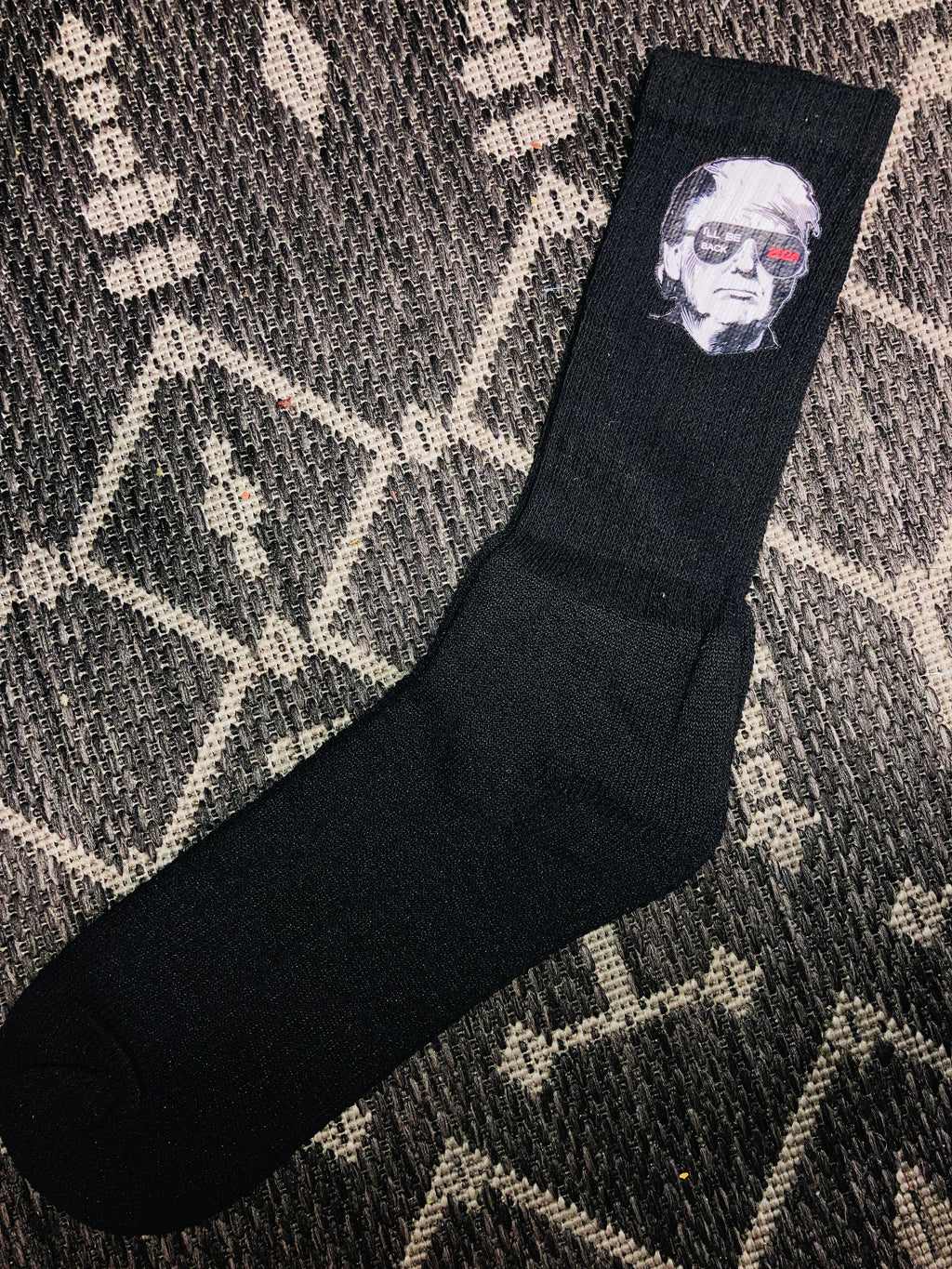 "I'll Be Back 2024" Black Trump Tube Socks