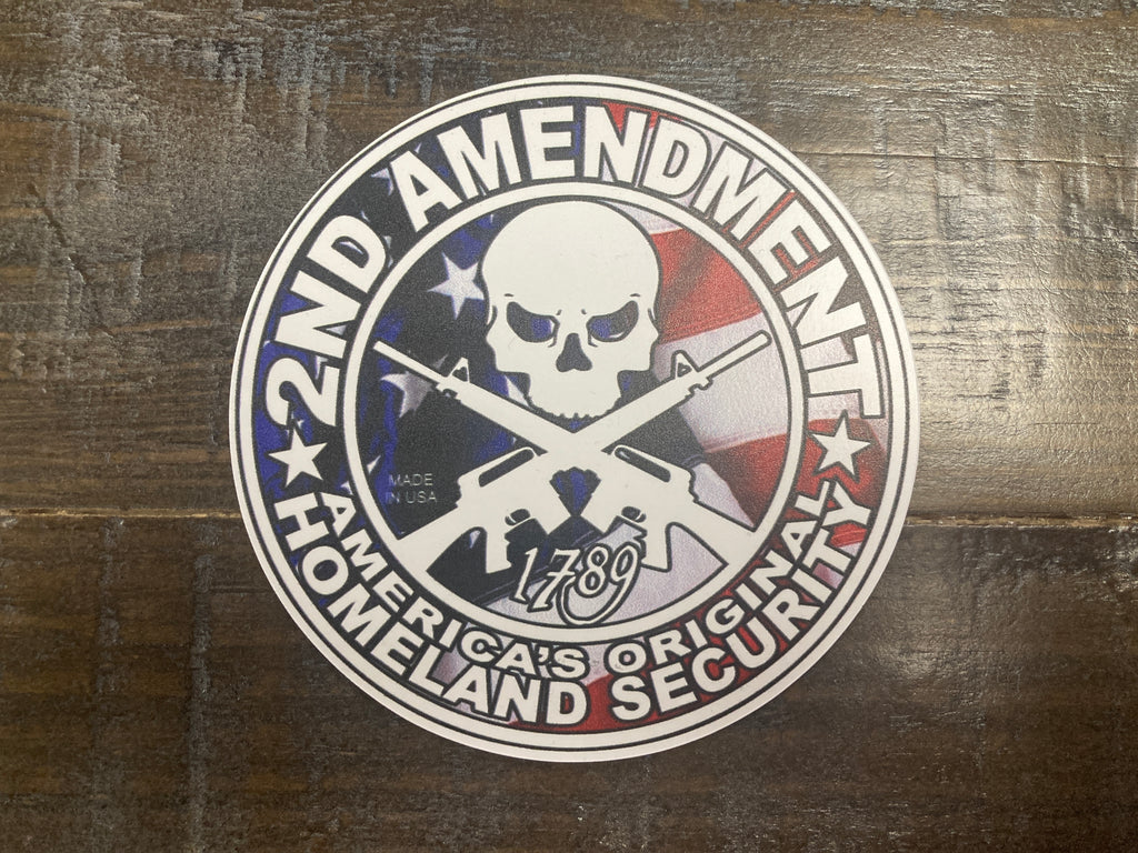 "2nd Amendment America's Original Homeland Security" Car Magnet