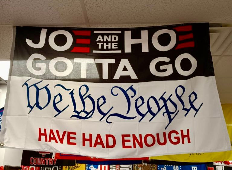 "Joe & the Ho* Gott Go / We The People" 3X5' Flag