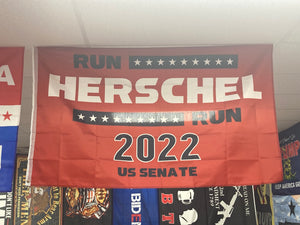 "Run Herschel Run" 3x5' Flag