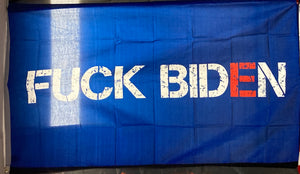 Navy Blue "F*ck Biden" 3X5' Flag