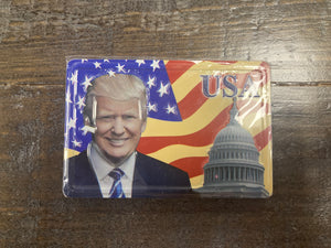 Patriotic Trump Magnet 2"X4"