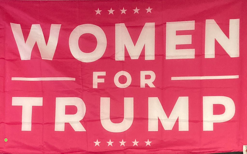 Pink "Women For Trump" 3X5' Flag