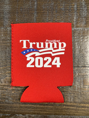 President Trump 2024 Flag Koozie (5 Color Variations)
