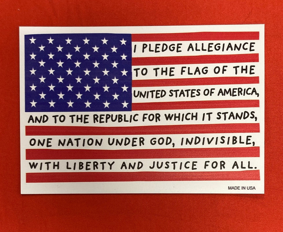 "Pledge of Allegiance" Car Magnet