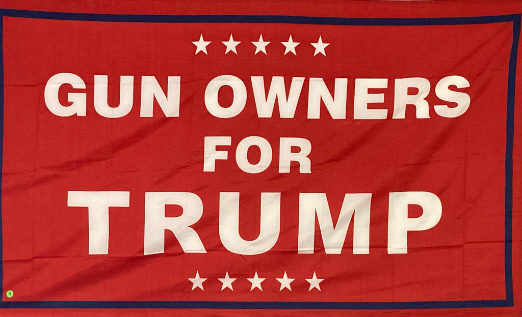 "Gun Owners for Trump" 3X5' Flag