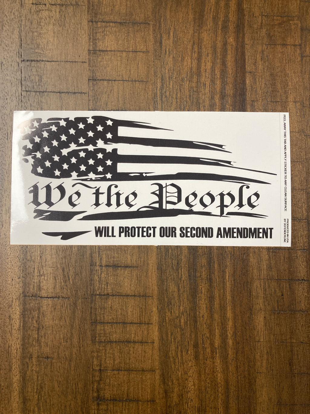 "We The People Will Protect Our 2nd Amendment" Bumper Sticker