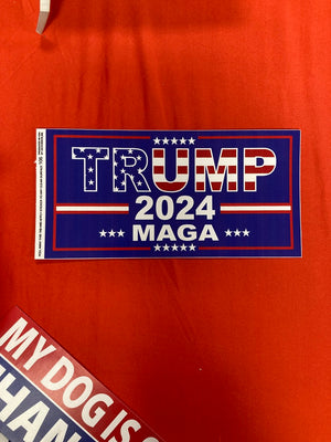 "Trump 2024 MAGA" Bumper Sticker