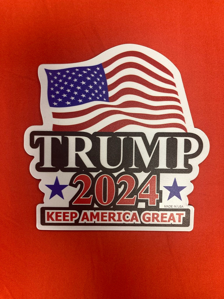 "Trump Keep America Great 2024" Car Magnet