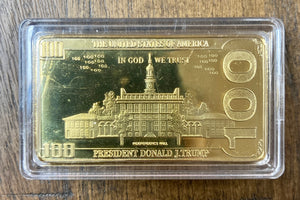 Miniature Collectible Trump Gold Dollar
