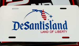 DeSantisland License Plate