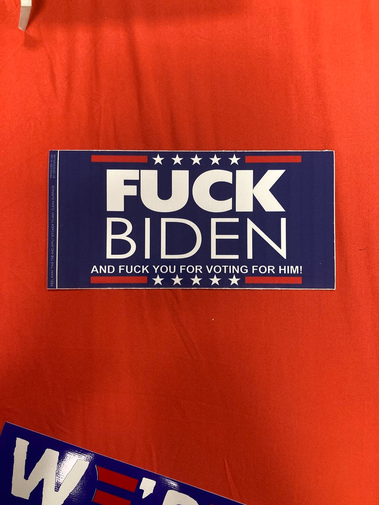 "F*ck Biden" Bumper Sticker