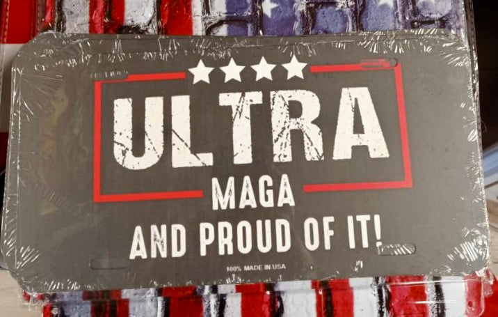 Ultra MAGA License Plate