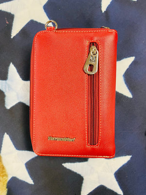Bedazzeled Women's Purse Wallet w/ Phone Compartment