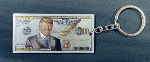 Donald J. Trump Dollar Bill Keychain