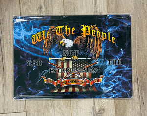 "We The People" Decorative Metal Sign