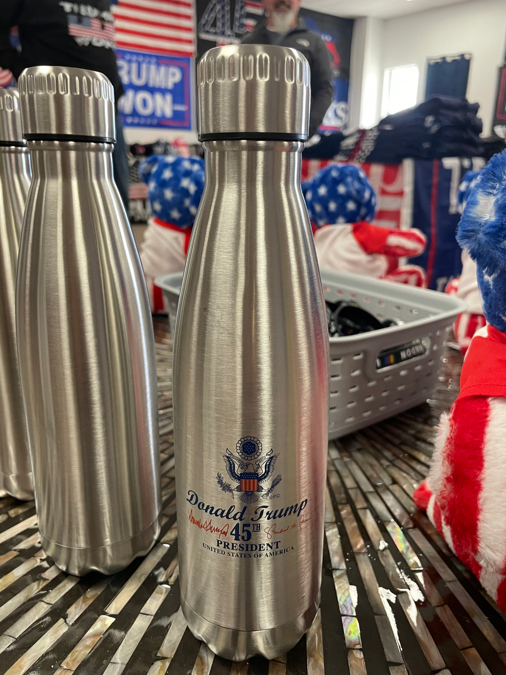 Stainless Steel Trump Water Bottle