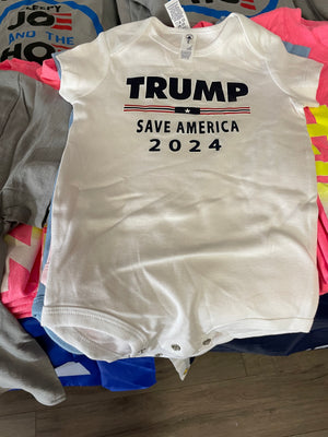 "Trump Save America 2024" Onesie