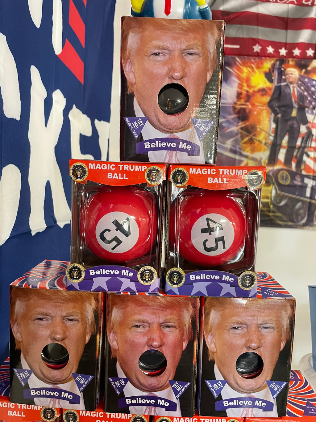 Trump Magic 8 Ball Novelty Item