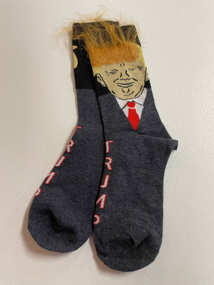 Trump Silly Hair Socks
