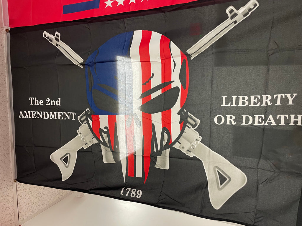 3X5' "American Skull 2nd Amendment" Flag