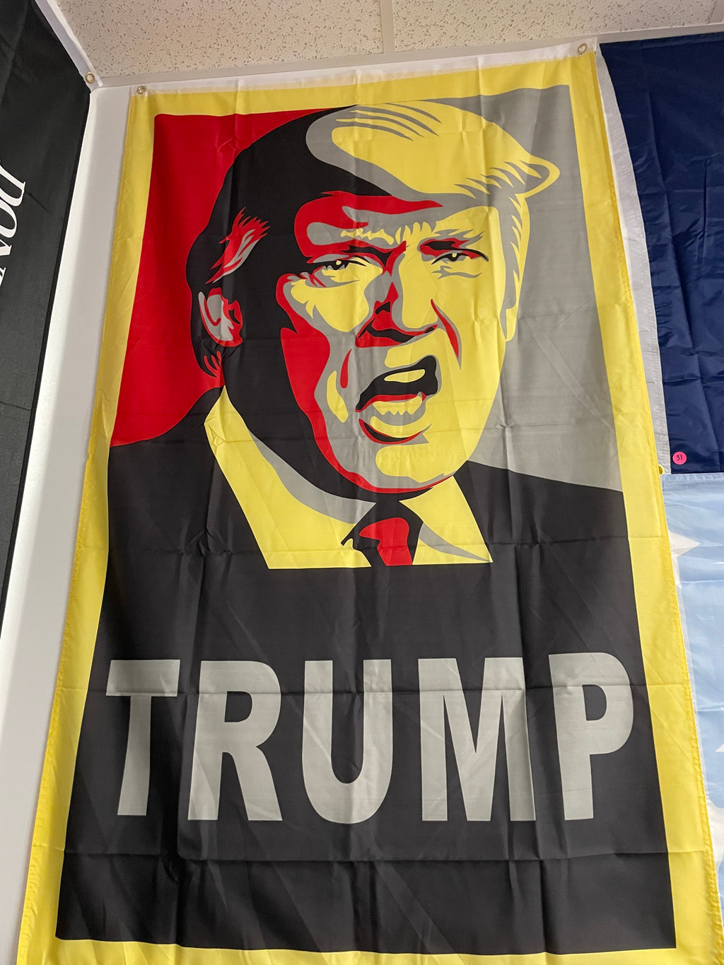 3X5' Vertical Trump Portait Flag