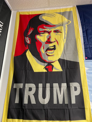 3X5' Vertical Trump Portait Flag