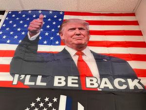 3X5' "Trump I'll be Back" Flag