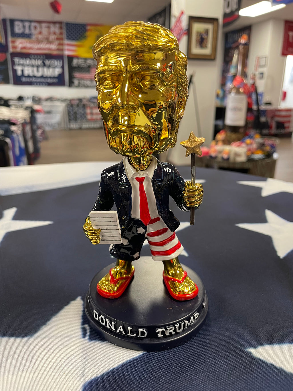 Donald J. Trump Limited Edition Gold Bobblehead