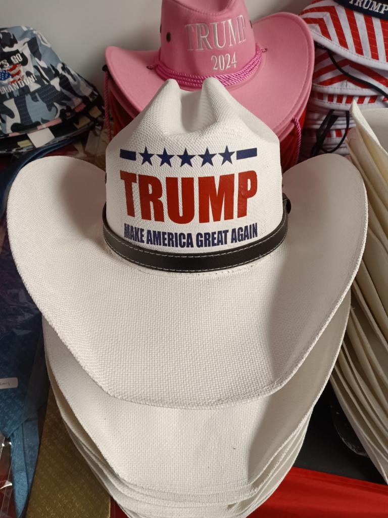 Make America Great Again" White Western Hat